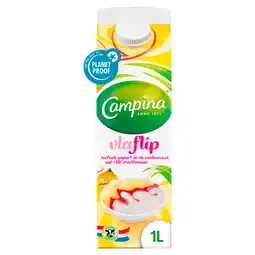 PLUS Campina Vlaflip vanille aanbieding