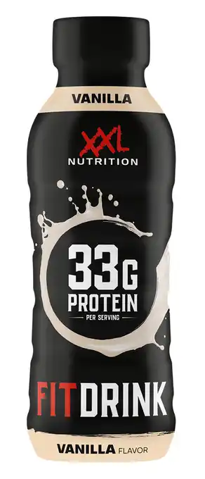 PLUS XXL Fit Drink vanilla 330ml aanbieding