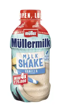 PLUS Müllermilk Milk shake vanille aanbieding