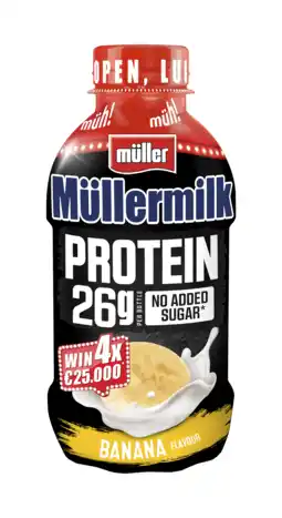 PLUS Müllermilk Protein banaan aanbieding
