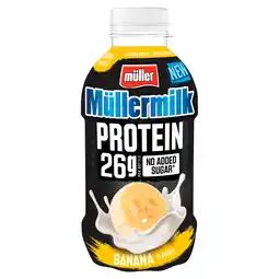 PLUS Müllermilk Protein banaan aanbieding