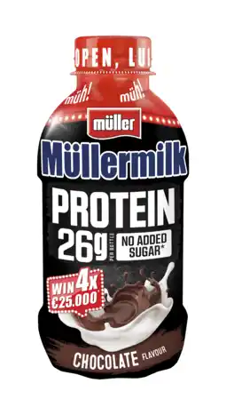 PLUS Müllermilk Protein chocolade aanbieding