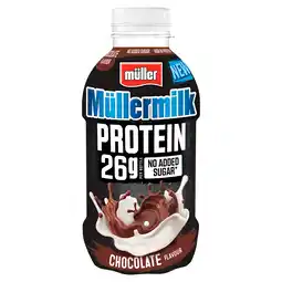 PLUS Müllermilk Protein chocolade aanbieding