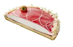 PLUS PLUS Korenlanders Aardbeienbavaroisevlaai half Fairtrade aanbieding