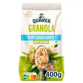 PLUS Quaker Granola Nuts & Seeds aanbieding