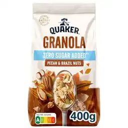 PLUS Quaker Granola Pecan & Brazil nut aanbieding