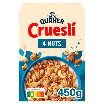 PLUS Quaker Cruesli 4 noten aanbieding