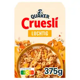 PLUS Quaker Cruesli luchtig naturel aanbieding
