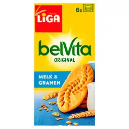 PLUS Liga Belvita Liga melk & granen aanbieding