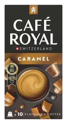 PLUS Café Royal Koffiecups caramel flavour aanbieding