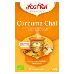 PLUS Yogi Tea Curcuma chai aanbieding