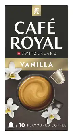PLUS Café Royal Koffiecups vanille flavour aanbieding