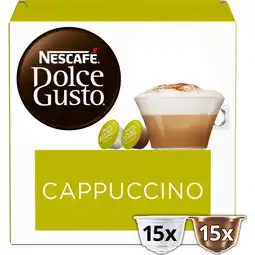 PLUS Nescafe Dolce Gusto koffiecups cappuccino XL aanbieding