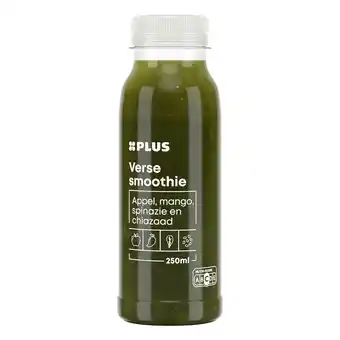 PLUS PLUS Verse smoothie mango spinazie chia aanbieding