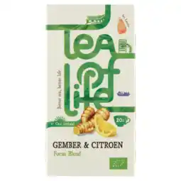 PLUS Tea of Life Focus Blend gember citroen aanbieding