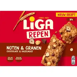 PLUS Liga Noten en Granenreep melkchocolade aanbieding