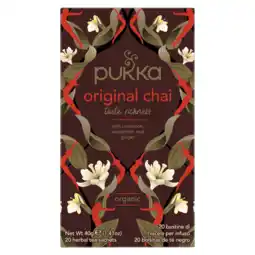 PLUS Pukka Thee original chai aanbieding