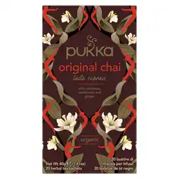 PLUS Pukka Thee original chai aanbieding