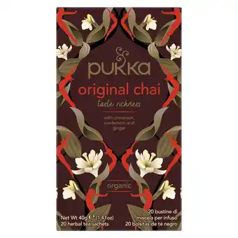 PLUS Pukka Thee original chai aanbieding