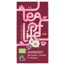 PLUS Tea of Life Goodnight kamille lavendel valeriaan aanbieding