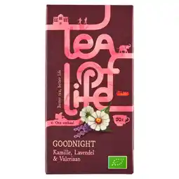 PLUS Tea of Life Goodnight kamille lavendel valeriaan aanbieding