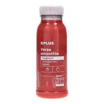 PLUS PLUS Verse smoothie yoghurt aardbei aanbieding