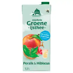 PLUS Van de Boom Groene thee perzik aanbieding