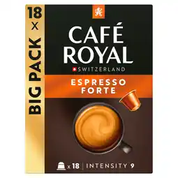 PLUS Café Royal Koffiecups espresso forte aanbieding