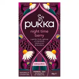 PLUS Pukka Thee night time berry aanbieding