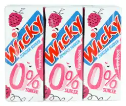 PLUS Wicky Framboos 0% suiker 6-pack aanbieding