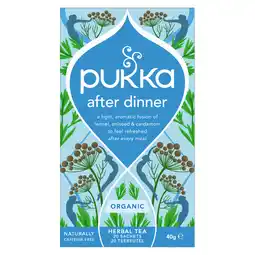 PLUS Pukka Thee after dinner aanbieding