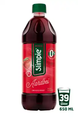 PLUS Slimpie Limonadesiroop aardbei aanbieding