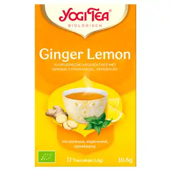 PLUS Yogi Tea Ginger Lemon aanbieding
