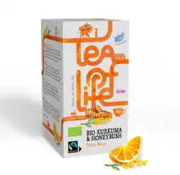 PLUS Tea of Life Fresh Boost kurkuma sinaasappel aanbieding