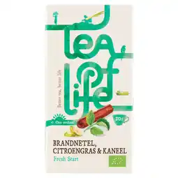 PLUS Tea of Life Fresh Start brandnetel citroengras aanbieding