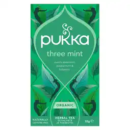 PLUS Pukka Thee three mint aanbieding