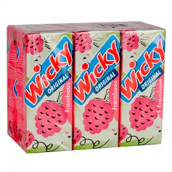 PLUS Wicky Original framboos 6-pack aanbieding