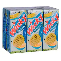 PLUS Wicky Original fruit 6-pack aanbieding