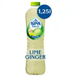 PLUS Spa Fruit still lime ginger aanbieding