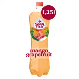 PLUS Spa Fruit sparkling mango grapefruit aanbieding