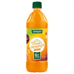 PLUS Slimpie Limonadesiroop mango passievrucht aanbieding