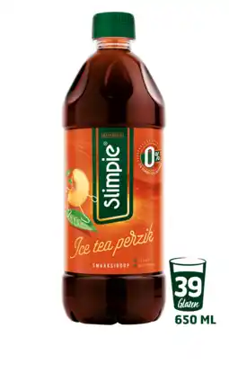 PLUS Slimpie Limonadesiroop ice tea perzik aanbieding