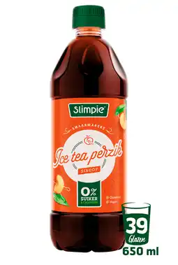 PLUS Slimpie Limonadesiroop ice tea perzik aanbieding