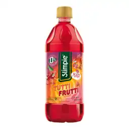 PLUS Slimpie Limonadesiroop kids tutti frutti aanbieding
