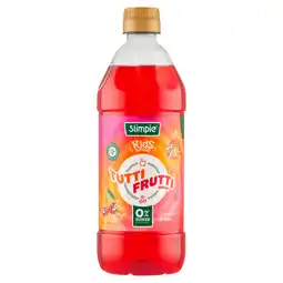 PLUS Slimpie Limonadesiroop kids tutti frutti aanbieding
