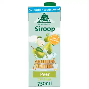 PLUS Van de Boom Siroop peer aanbieding