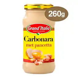 PLUS Grand'Italia Pastasaus Carbonara aanbieding