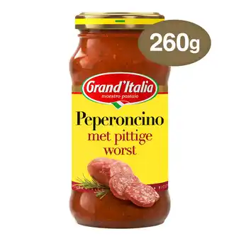 PLUS Grand'Italia Pastasaus Peperoncino aanbieding