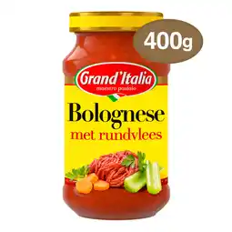 PLUS Grand'Italia Pastasaus Bolognese aanbieding