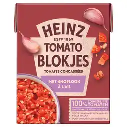 PLUS Heinz Tomaten blokjes naturel aanbieding